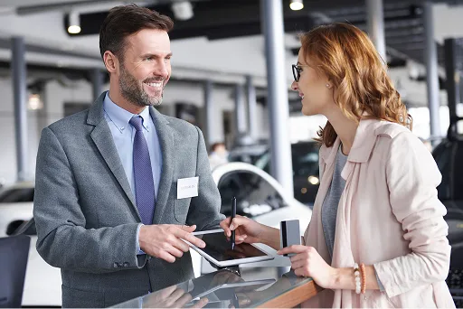Auto service POS with work order screen