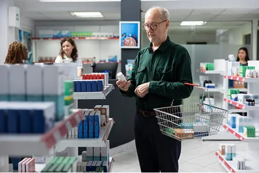Pharmacy POS in use