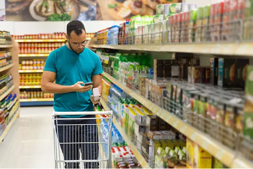 Convenience store POS in use
