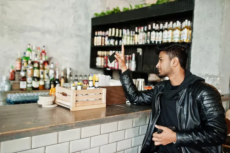 Smoke and vape shop POS in use