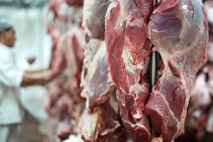 Butcher shop POS in use