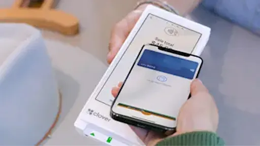 Receipt printer closeup