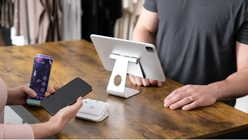 Clover Go Reader on the go